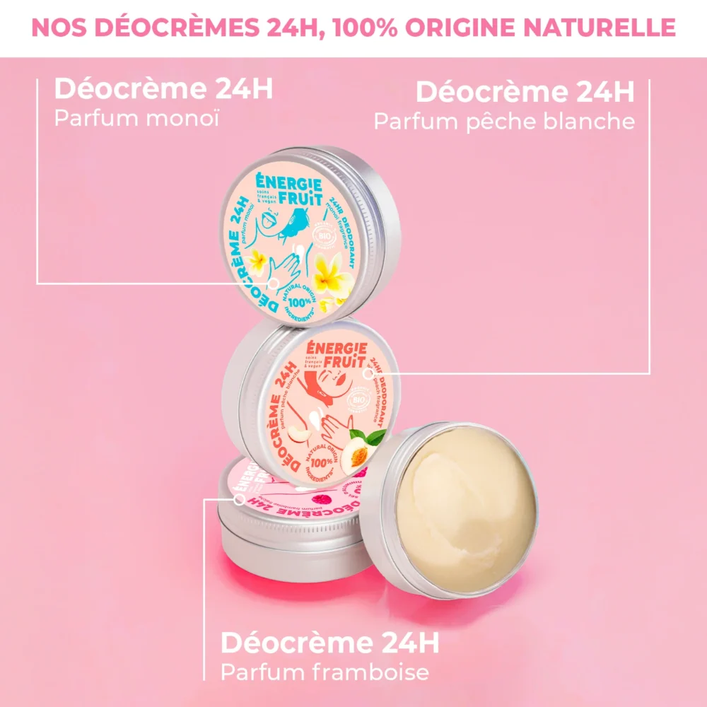 Energie fruit deocreme 24h framboise fraiche 45g
