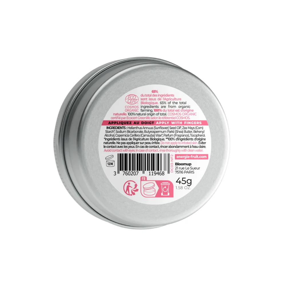 Energie fruit deocreme 24h framboise fraiche 45g