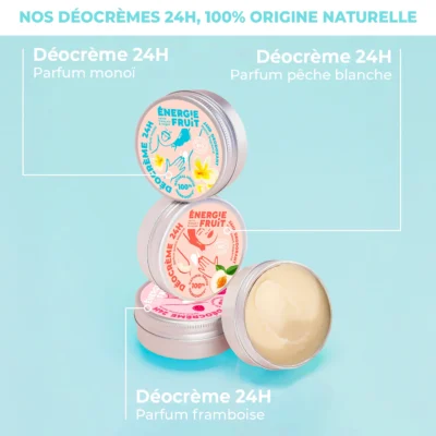 Energie Fruit Déocrème 48H Parfum Monoï Bio 45g