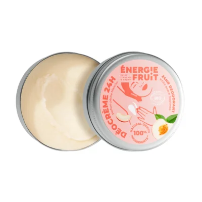 Energie Fruit Déocrème 48H Parfum Pêche Blanche Bio 45g