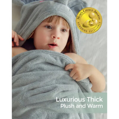 Momcozy cape de bain à capuche de 1 jour à 5 ans