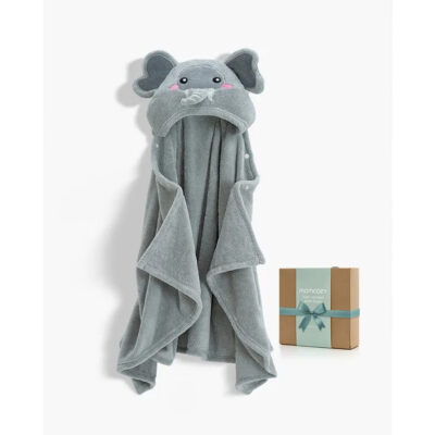Momcozy cape de bain à capuche de 1 jour à 5 ans