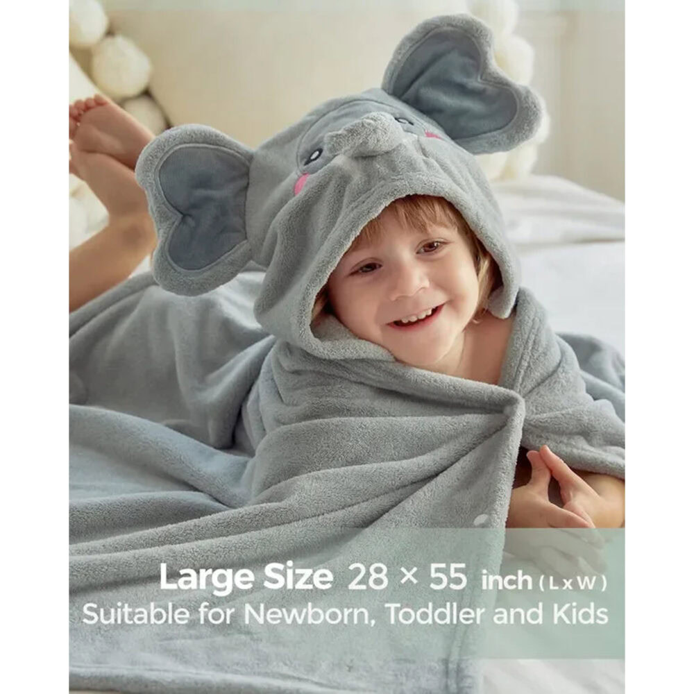 Momcozy cape de bain à capuche de 1 jour à 5 ans