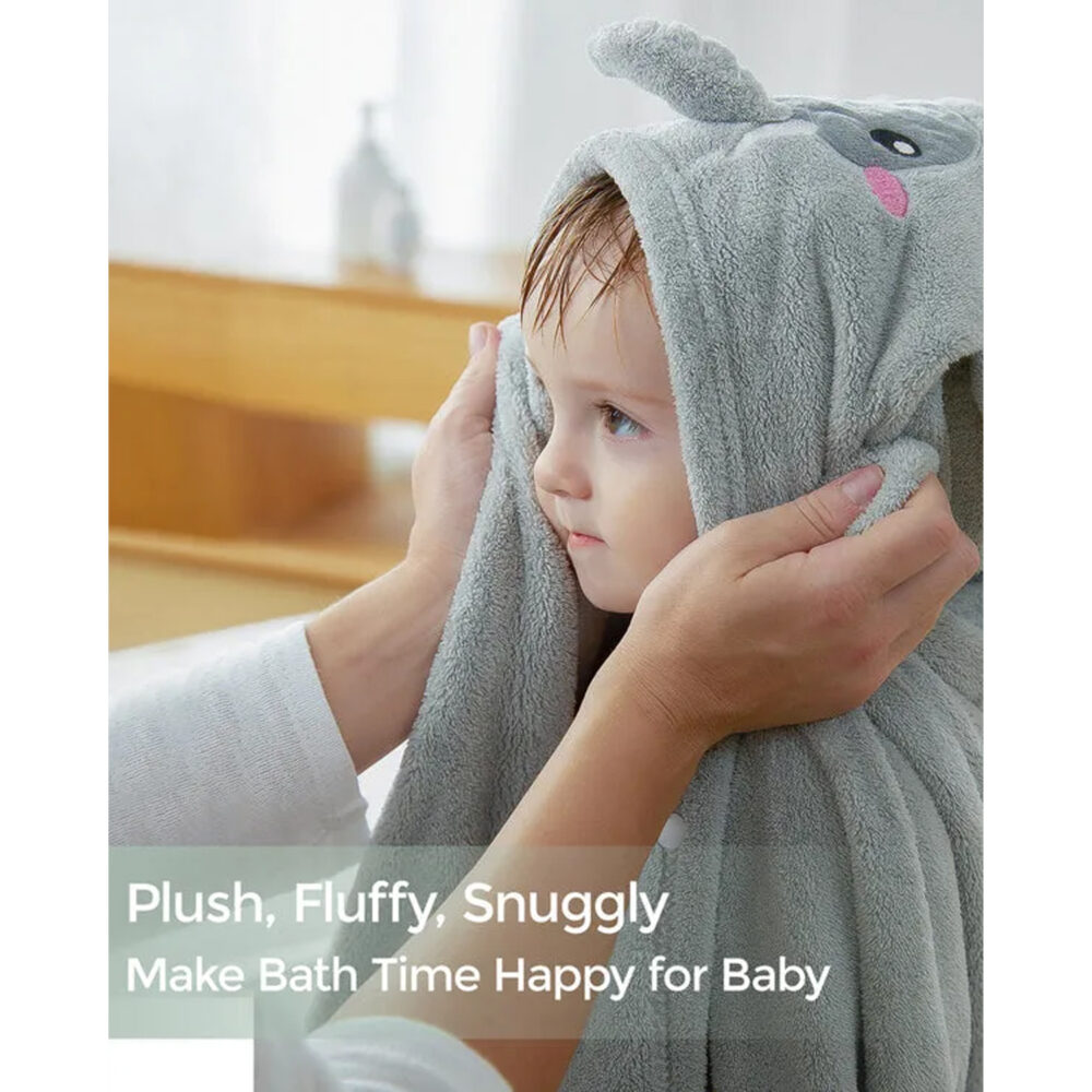 Momcozy cape de bain à capuche de 1 jour à 5 ans