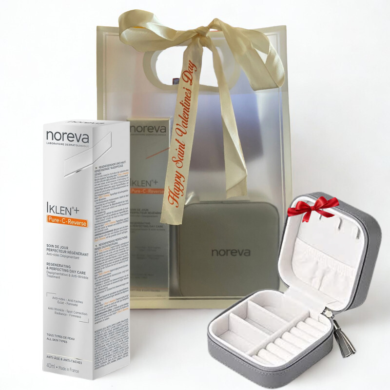 Noreva coffret iklen+ pure c reverse soin de jour perfecteur regenerant 40ml + porte bijoux (offert) Noreva coffret iklen+ pure c reverse soin de jour perfecteur regenerant 40ml + porte bijoux (offert)