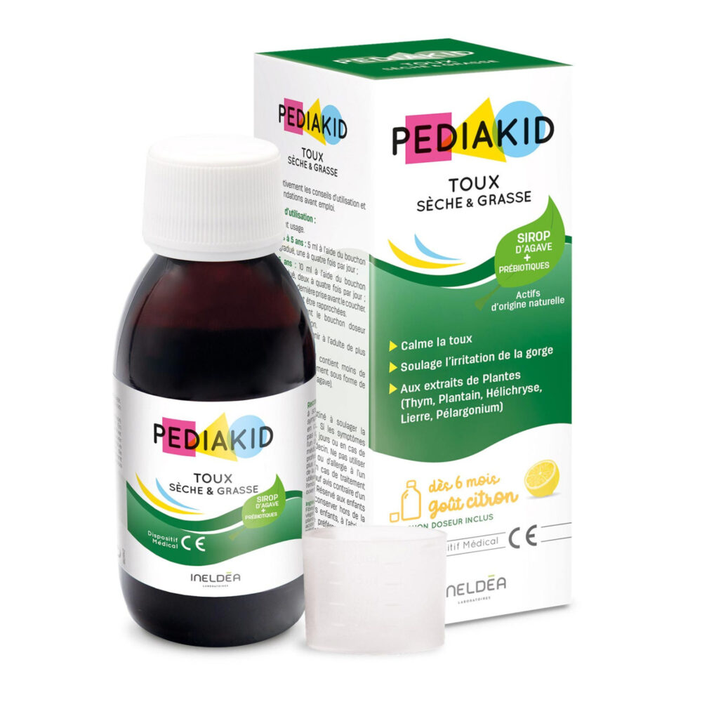 Pediakid toux sèche et grasse 125ml