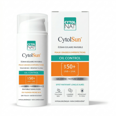 Cytolnat cytolsun ecran oil control gel creme spf 50+ 50ml