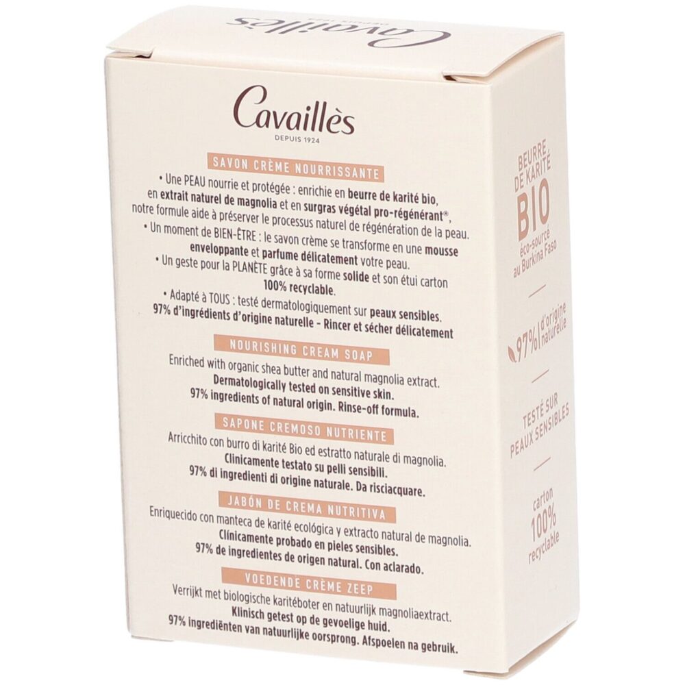 Cavailles savon crème nourrissante 100g