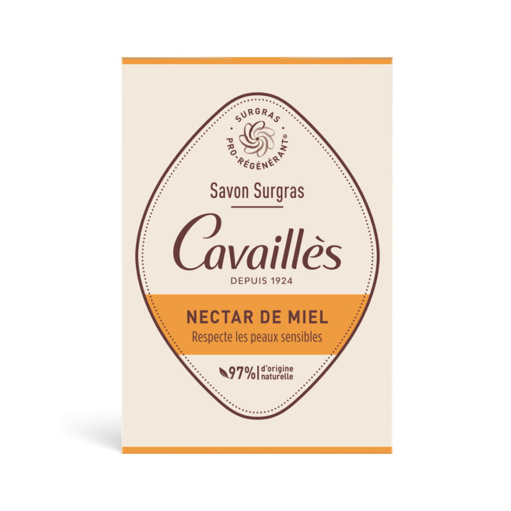 Cavailles savon surgras nectar de miel 100g