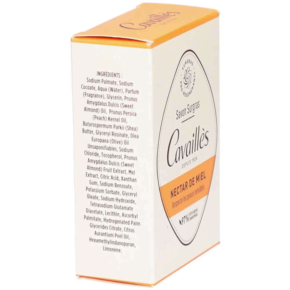 Cavailles savon surgras nectar de miel 100g