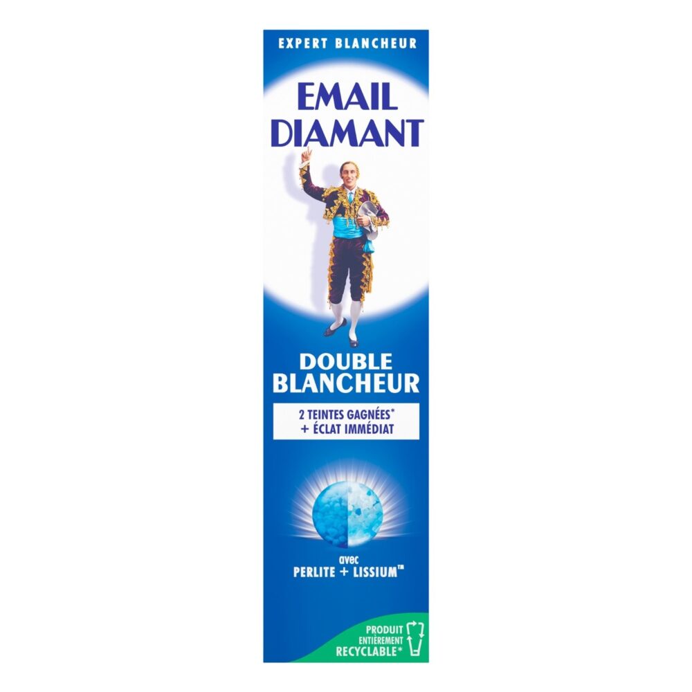 Email diamant dentifrice double blancheur 75ml