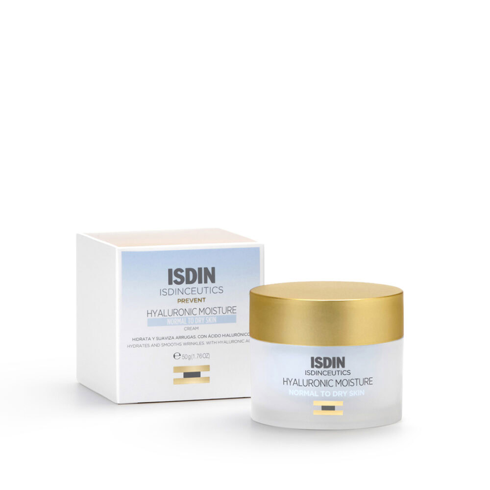 Isdin isdinceutics prevent hyaluronic moisture peau normale à sèche 50g