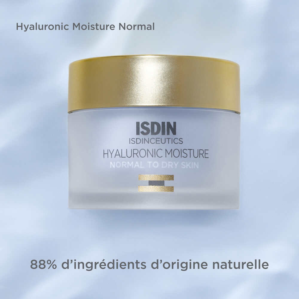 Isdin isdinceutics prevent hyaluronic moisture peau normale à sèche 50g
