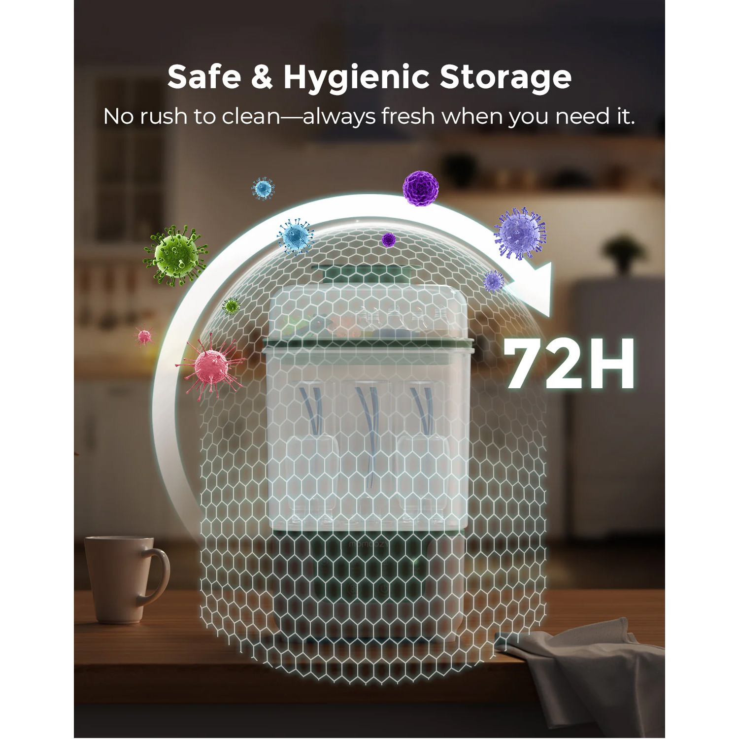 Momcozy stérilisateur et sèche biberons 4-en-1 Momcozy stérilisateur et sèche biberons 4-en-1