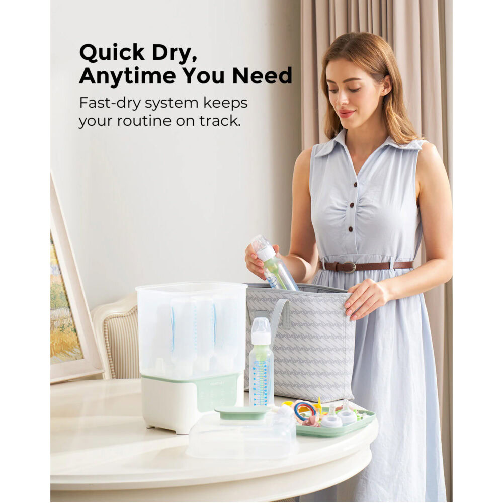 Momcozy stérilisateur et sèche biberons 4-en-1
