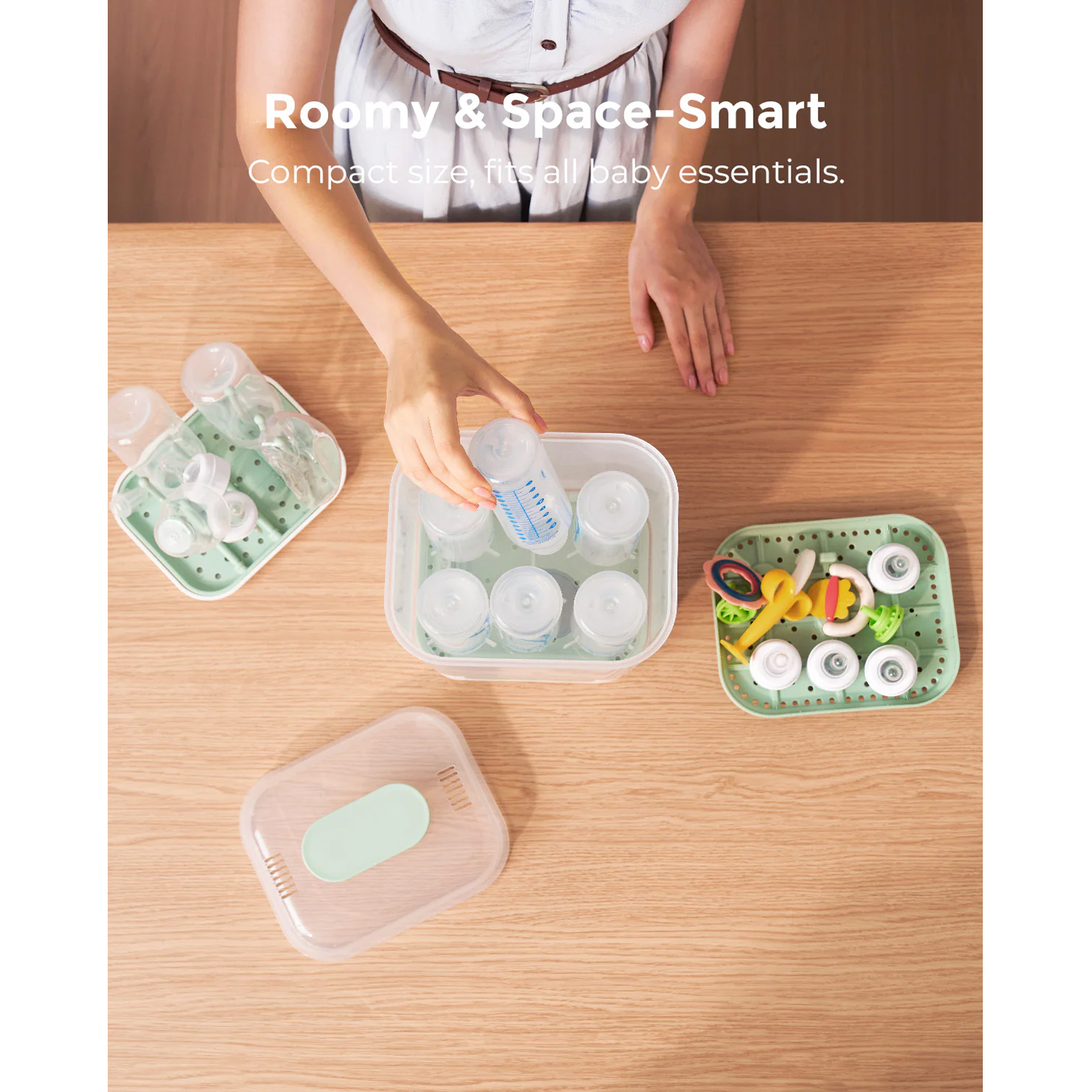 Momcozy stérilisateur et sèche biberons 4-en-1 Momcozy stérilisateur et sèche biberons 4-en-1