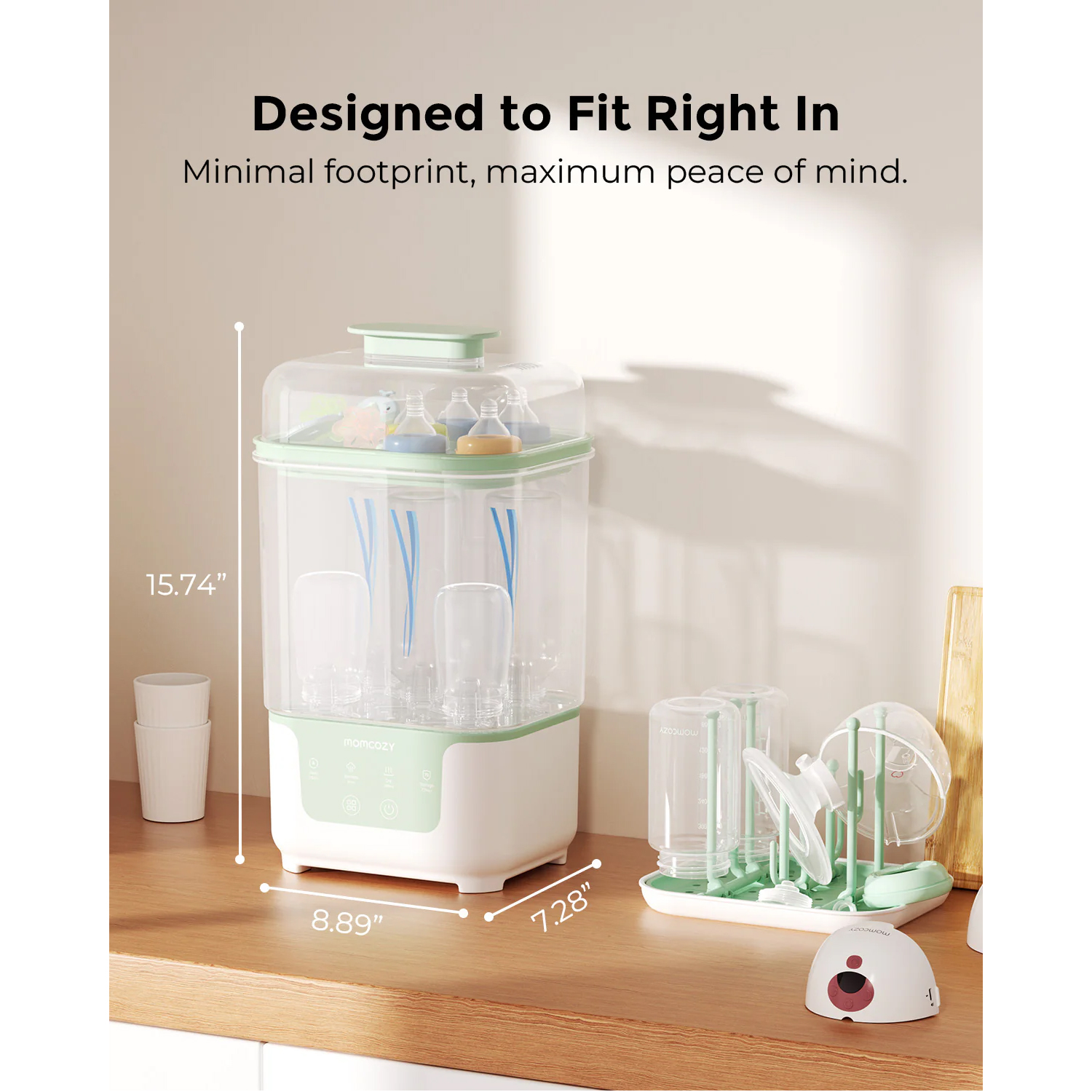 Momcozy stérilisateur et sèche biberons 4-en-1 Momcozy stérilisateur et sèche biberons 4-en-1