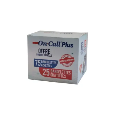 On Call Plus Pack Promotionnel 75 Bandelettes + 25 Bandelettes Gratuites