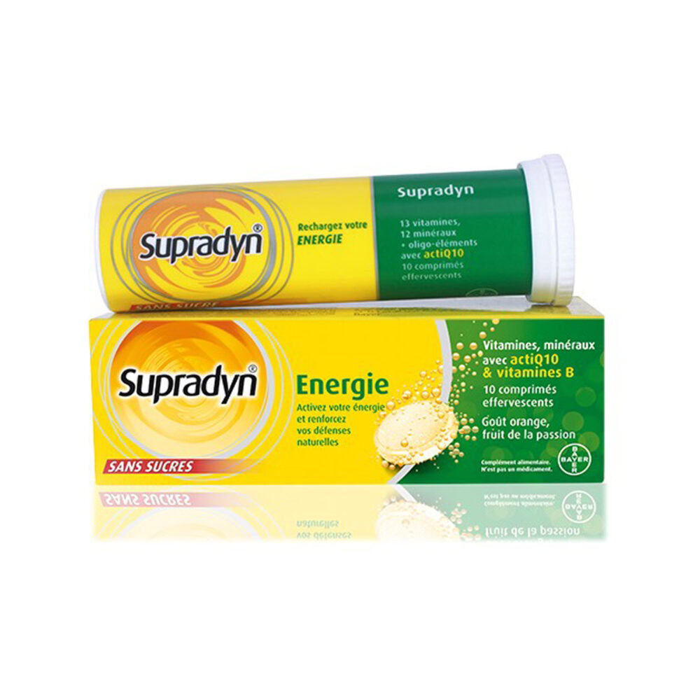 Supradyn energie 10 comprimés effervescents