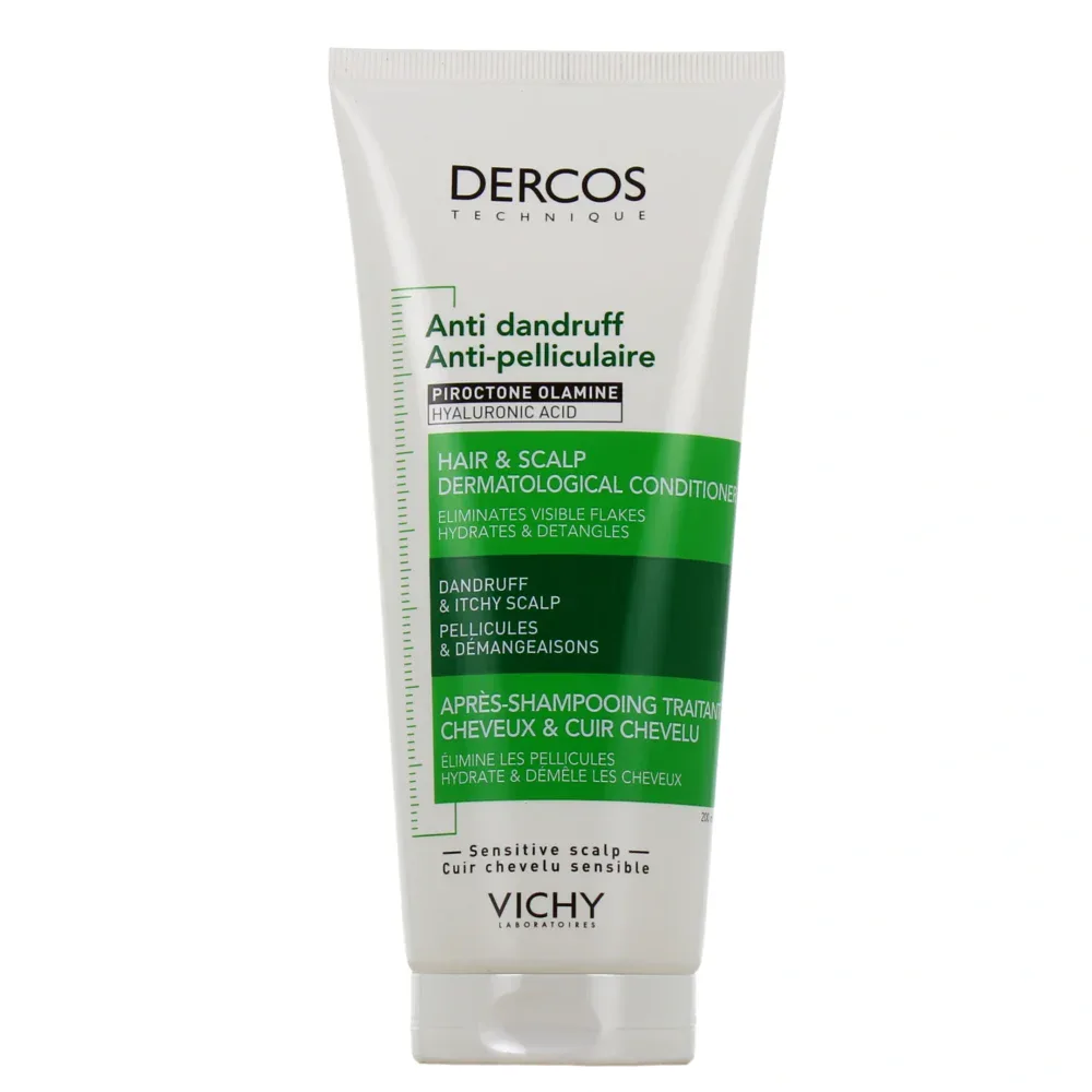 Vichy dercos après-shampoing traitant anti-pelliculaire cheveux et cuir chevelu 200ml