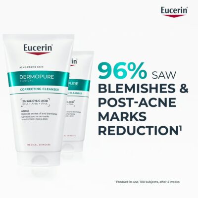 Eucerin dermopure clinical gel nettoyant correcteur 150ml