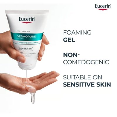 Eucerin dermopure clinical gel nettoyant correcteur 150ml