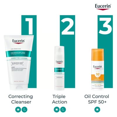 Eucerin dermopure clinical gel nettoyant correcteur 150ml
