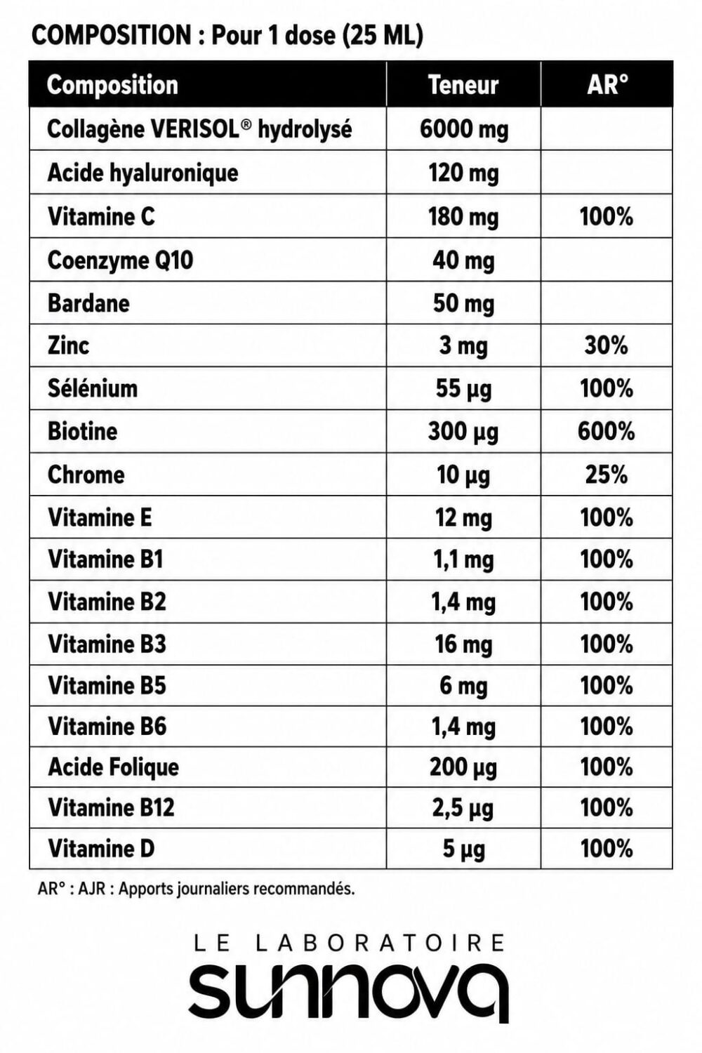 Sunnova collagen skin 6000mg 10 shots – image 4