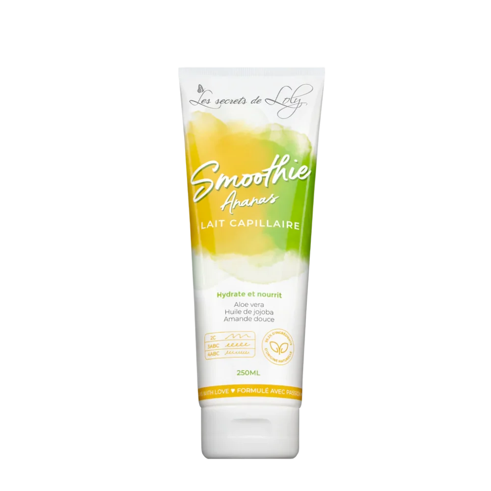 Les secrets de loly lait capillaire smoothie ananas 250ml