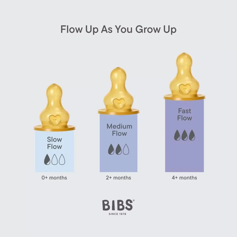 Tétines de biberon en latex 2-pak