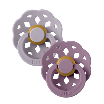 BIBS Boheme 2 Sucettes Taille 1 Fossil Grey - Mauve 0 à 6 Mois