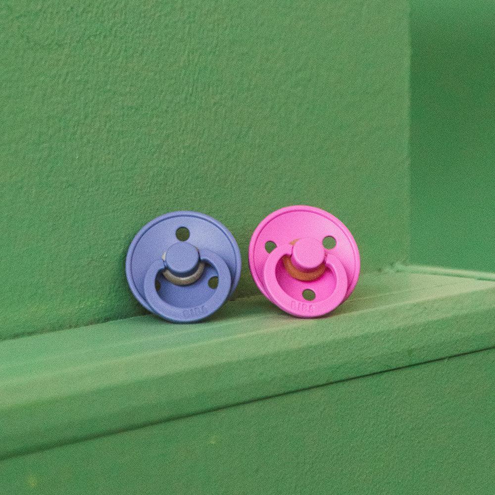 Bibs colour 2 sucettes taille 1 bubblegum - peri 0 à 6 mois Bibs colour 2 sucettes taille 1 bubblegum - peri 0 à 6 mois