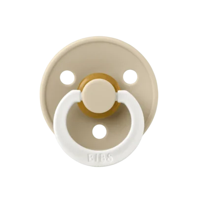 BIBS Colour Sucettes Glow Taille 2 Vanilla 6 à 18 mois