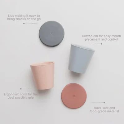 BIBS Set de Gobelets Vanilla