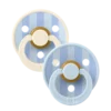 BIBS Studio Colour 2 Sucettes Taille 1 Baby Blue - Dusty Blue Mix 0 à 6 Mois