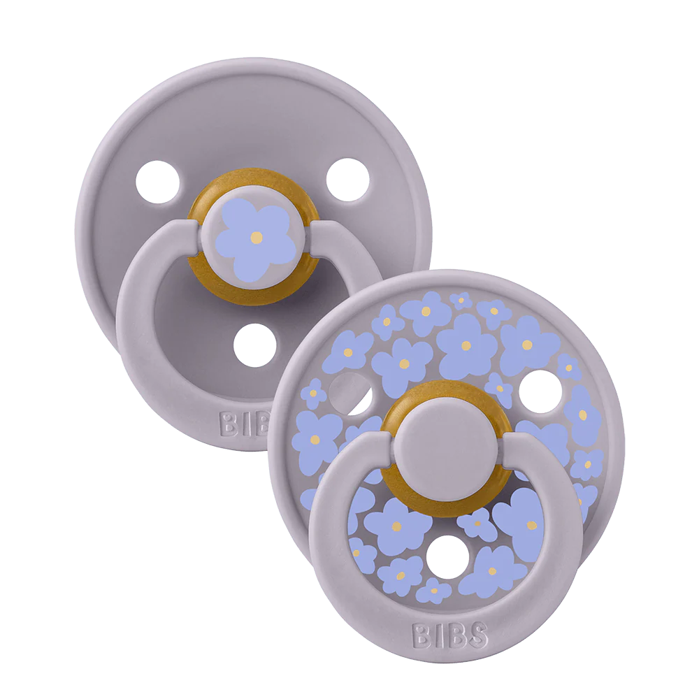 BIBS Studio Colour 2 Sucettes Taille 1 Jasmine – Fossil Grey Mix 0 à 6 Mois