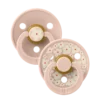 BIBS Studio Colour 2 Sucettes Taille 2 Jasmine – Blush Mix 6 à 18 Mois