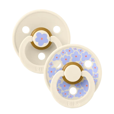 BIBS Studio Colour 2 Sucettes Taille 2 Jasmine - Ivory Mix 6 à 18 Mois