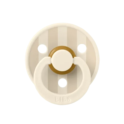 BIBS Studio Colour 2 Sucettes Taille 2 Pin - Ivory Vanilla Mix 6 à 18 Mois