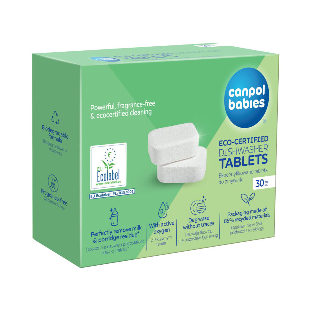 Canpol pastilles biodégradables pour lave-vaisselle ecofriendly 1/502 30 unités