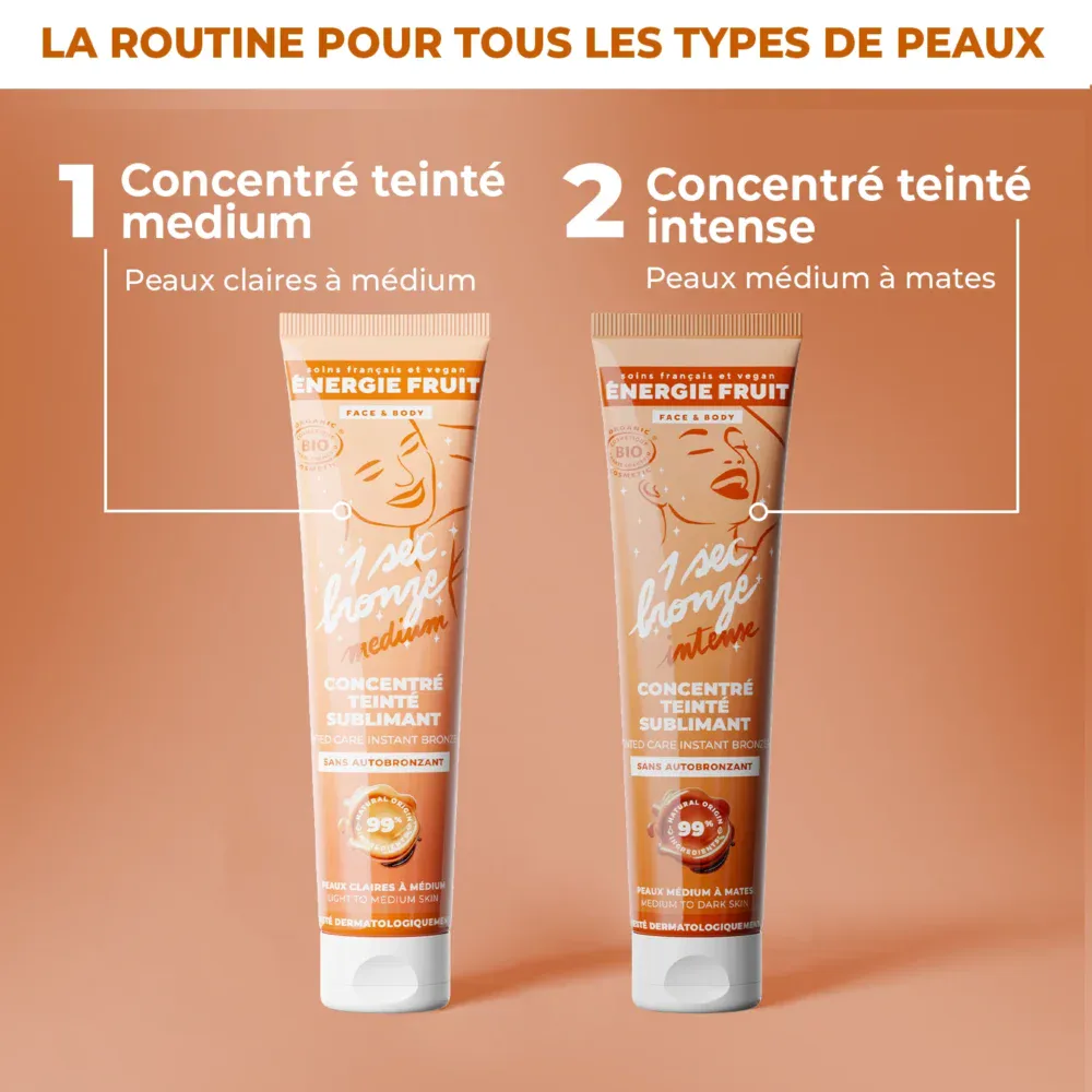 Energie fruit concentré teinté sublimant bio 100ml