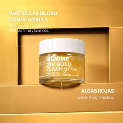 La cabine crème gold flash glow éclat instantané 50ml