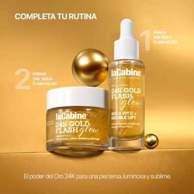 La cabine crème gold flash glow éclat instantané 50ml