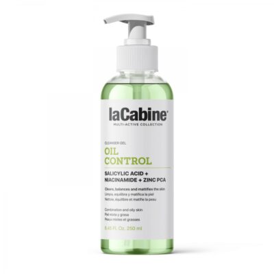 La Cabine Oil Control Nettoyant Visage Salicylic ACID + Niacinamid + Zinc Pca 250ml
