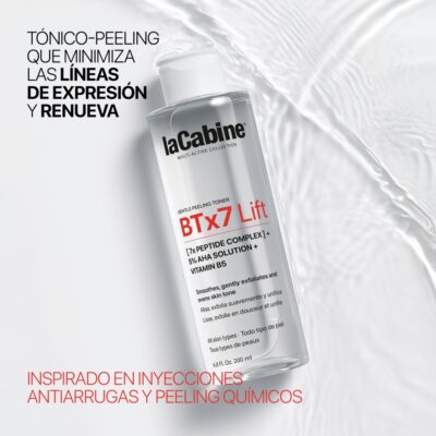 La cabine tonique peeling quotidien aux ahas et 7 peptides btx7 200ml La cabine tonique peeling quotidien aux ahas et 7 peptides btx7 200ml