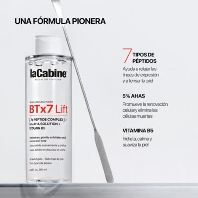 La Cabine Tonique Peeling Quotidien aux AHAs et 7 Peptides BTx7 200ml