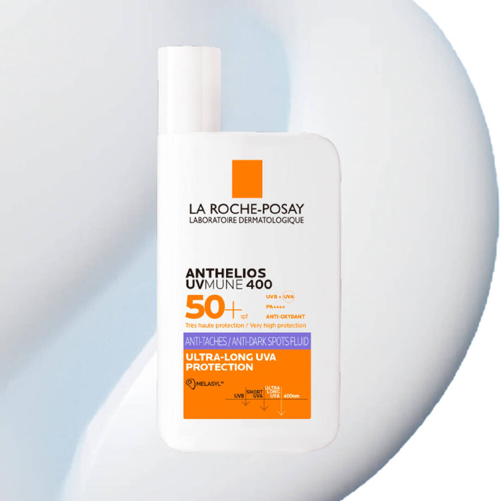 La roche posay anthelios uvmune 400 fluide anti-taches spf 50+ sans parfum 50ml