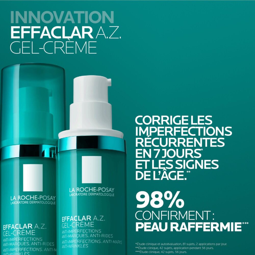 La roche posay effaclar a. Z. Gel-crème anti-imperfections 40ml