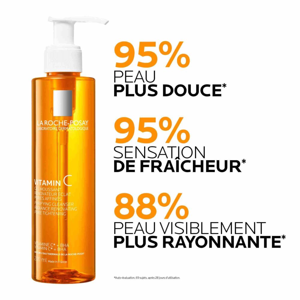 La roche posay vitamin c gel moussant 200ml