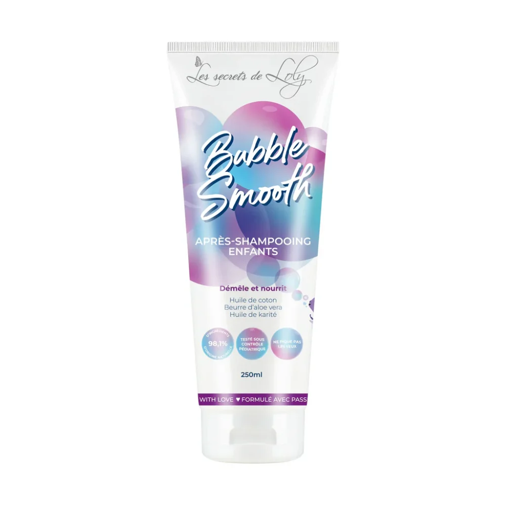 Les secrets de loly bubble smooth après-shampoing enfant 250ml